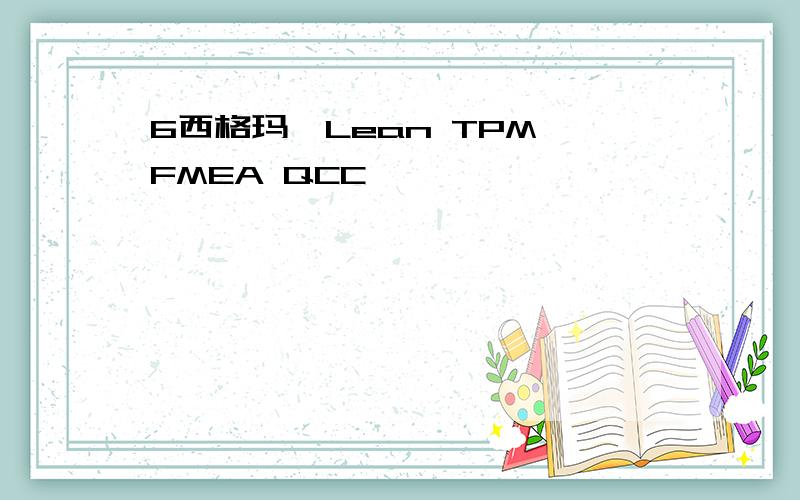 6西格玛、Lean TPM FMEA QCC