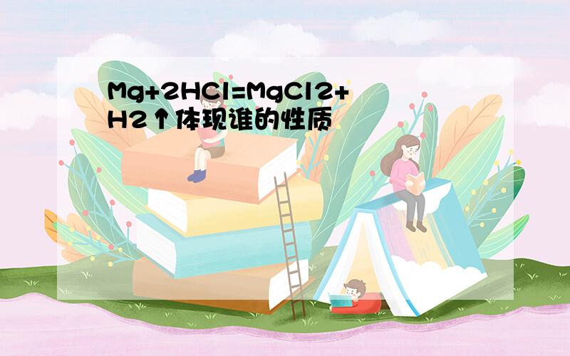 Mg+2HCl=MgCl2+H2↑体现谁的性质