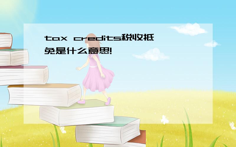 tax credits税收抵免是什么意思!