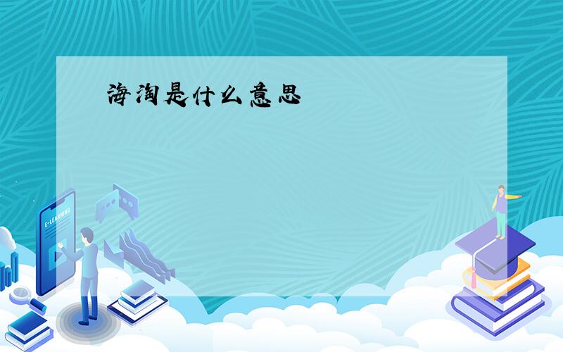 海淘是什么意思