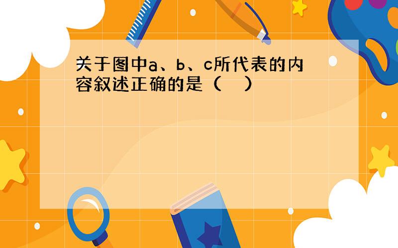 关于图中a、b、c所代表的内容叙述正确的是（　　）