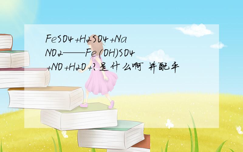 FeSO4+H2SO4+NaNO2——Fe(OH)SO4+NO+H2O+?是什么啊 并配平