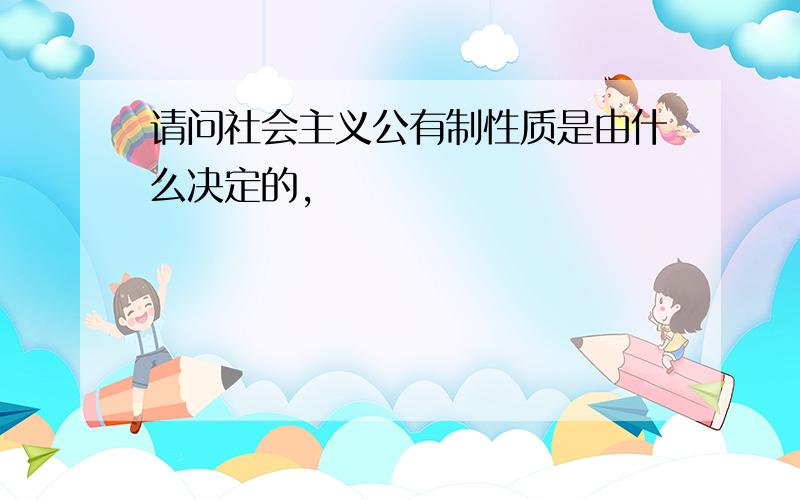 请问社会主义公有制性质是由什么决定的,