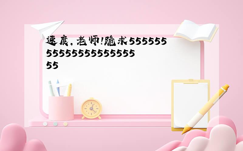 速度，老师！跪求5555555555555555555555