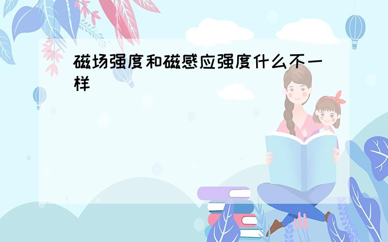 磁场强度和磁感应强度什么不一样