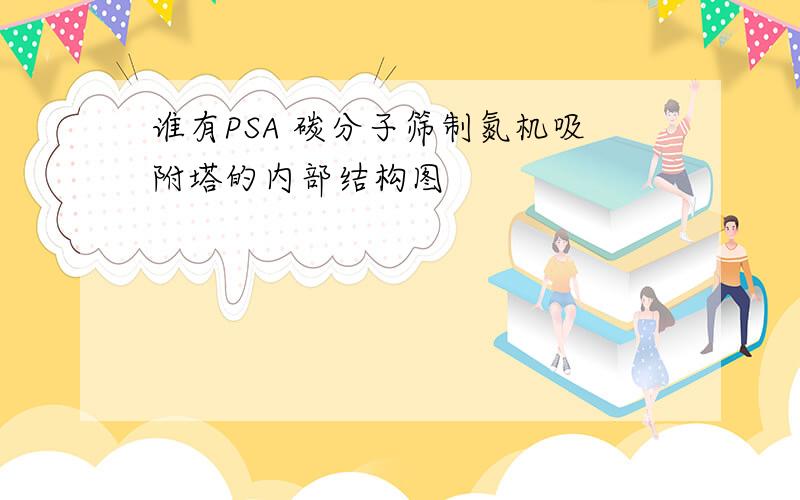 谁有PSA 碳分子筛制氮机吸附塔的内部结构图