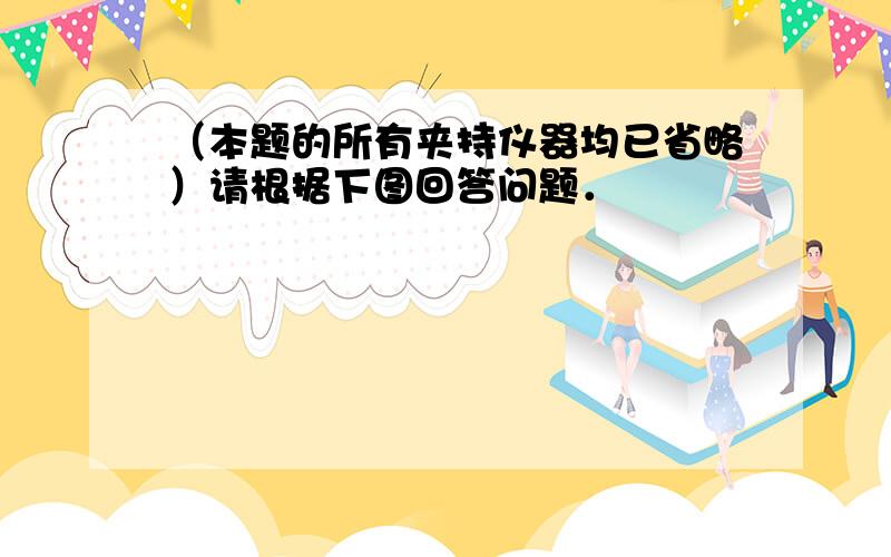 （本题的所有夹持仪器均已省略）请根据下图回答问题．