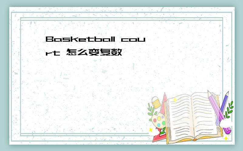 Basketball court 怎么变复数