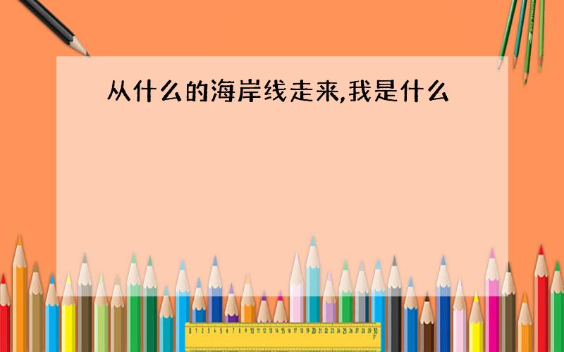 从什么的海岸线走来,我是什么