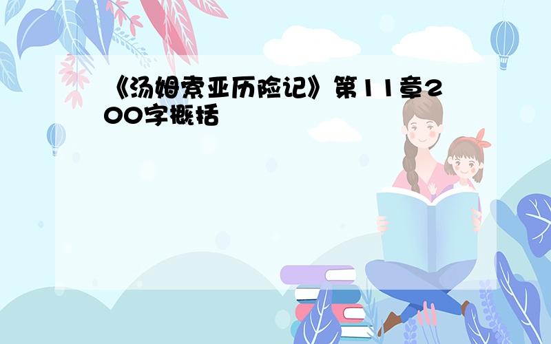 《汤姆索亚历险记》第11章200字概括