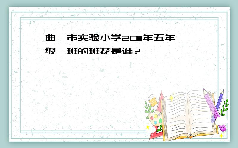 曲阜市实验小学2011年五年级一班的班花是谁?