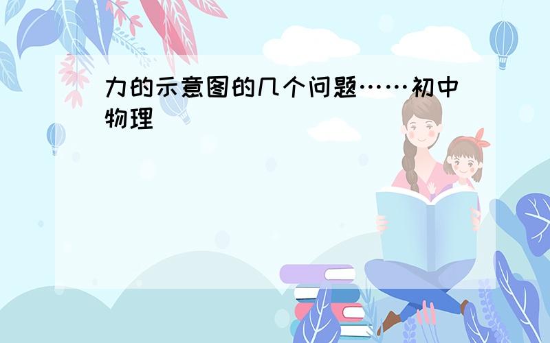 力的示意图的几个问题……初中物理