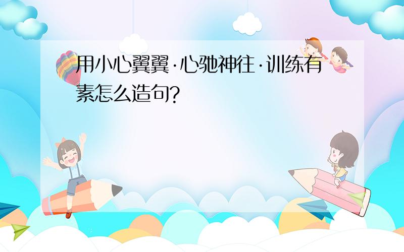 用小心翼翼·心驰神往·训练有素怎么造句?