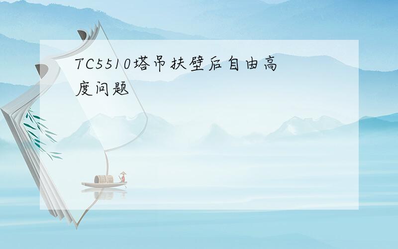 TC5510塔吊扶壁后自由高度问题