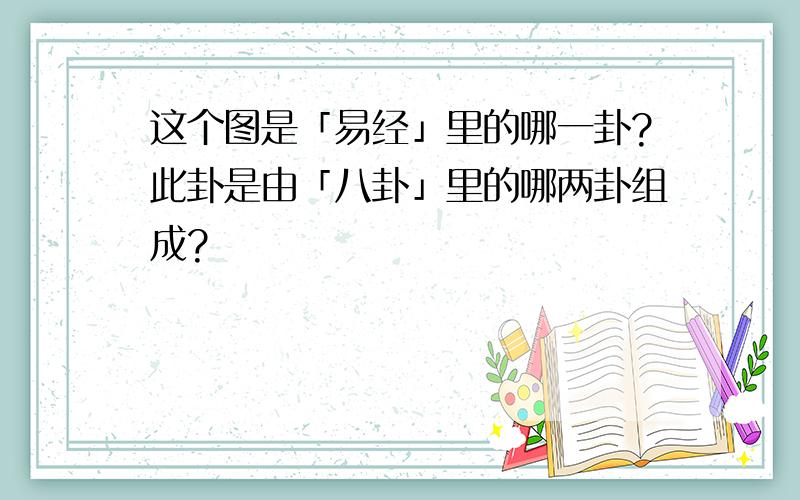 这个图是「易经」里的哪一卦?此卦是由「八卦」里的哪两卦组成?