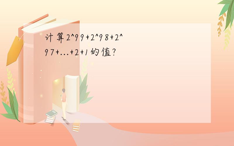 计算2^99+2^98+2^97+...+2+1的值?