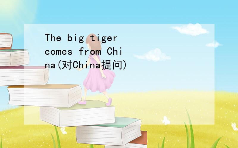 The big tiger comes from China(对China提问)