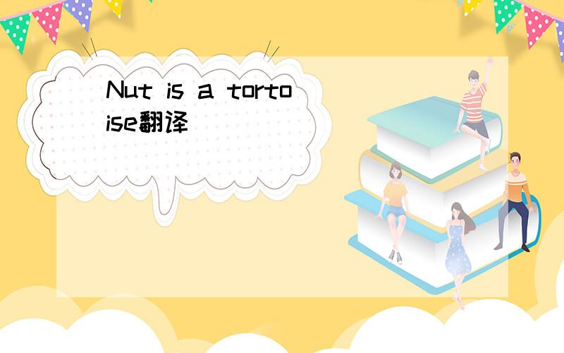 Nut is a tortoise翻译